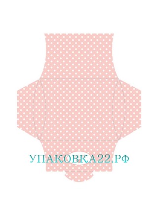 Подарочная коробочка "Розовый горошек" Подарочная коробочка "Розовый горошек"