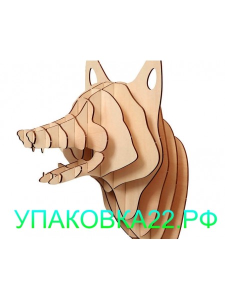 Трофей "Лисы" из гофрокартона Трофей "Лисы" из гофрокартона