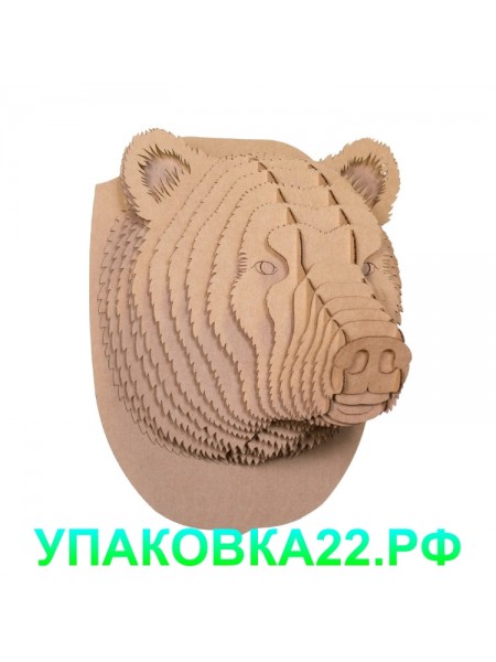 Трофей "Медведь" из гофрокартона Трофей "Медведь" из гофрокартона