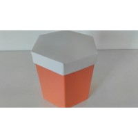 Шестигранник цветной с крышкой в ассортименте
