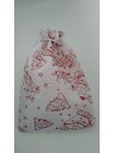 Мешок джут+объемный рисунок (Новогодний)