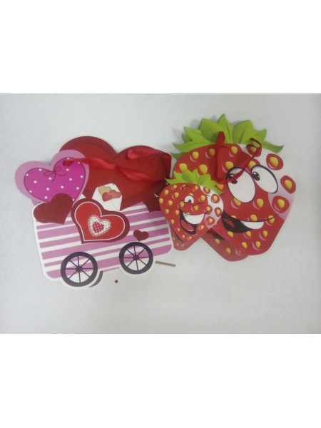 Сумочка картон фигурный (25*25 см)